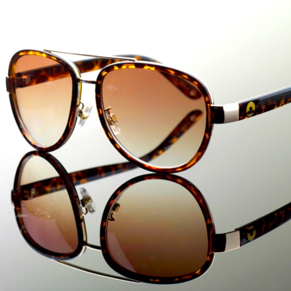 New Big Buddha Aviator Sunglasses Tortoise